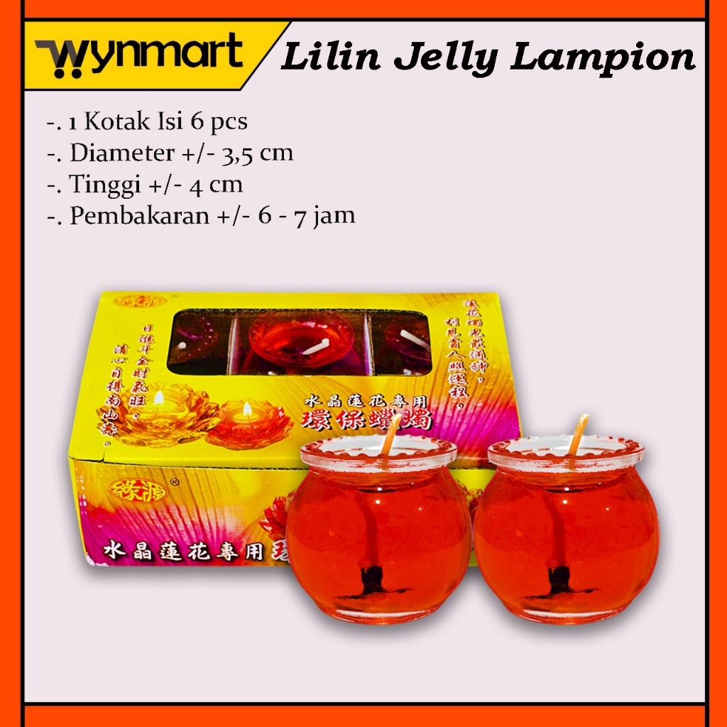 Lilin Jelly Sembahyang / Lilin Jelly Lampion Refill