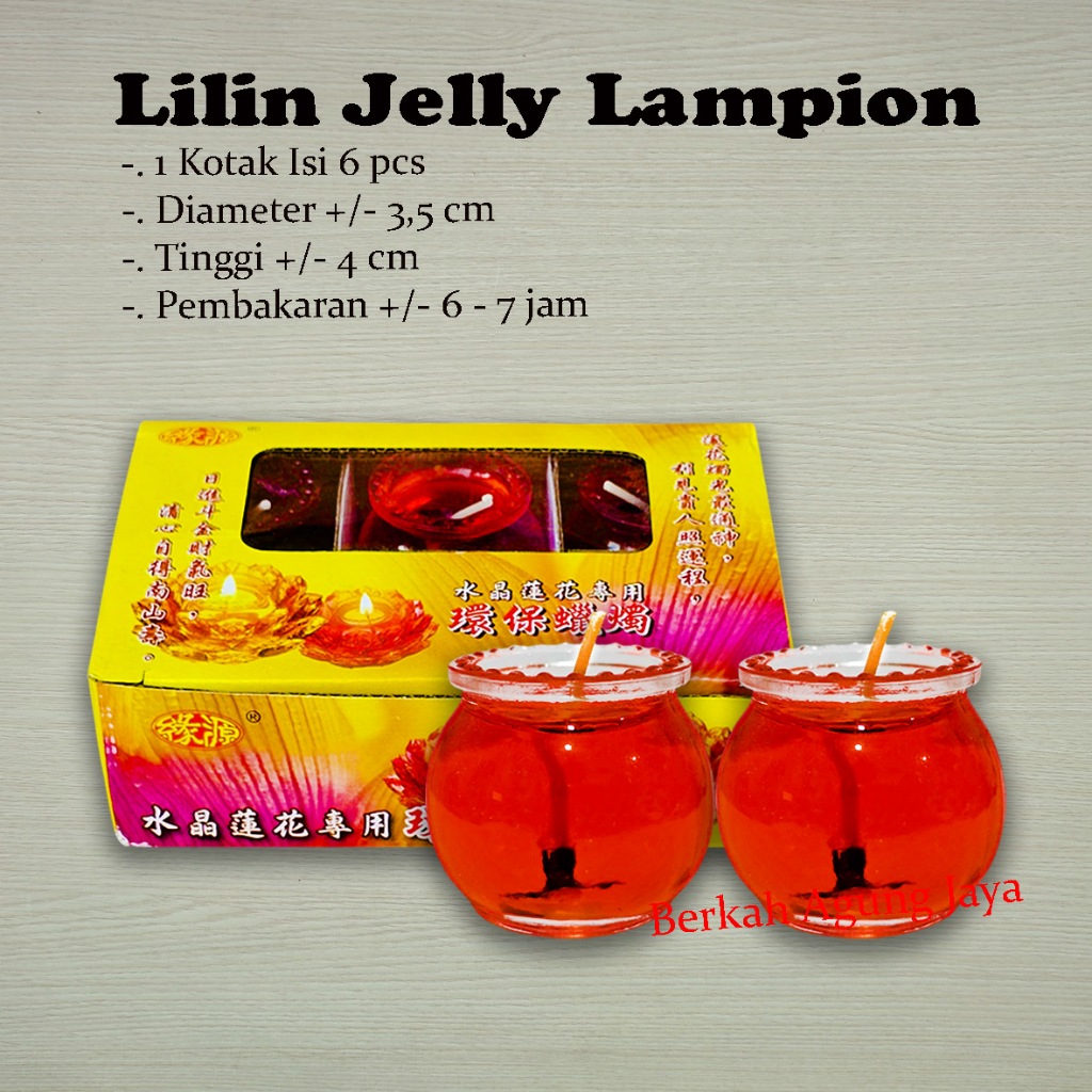 Lilin Jelly Sembahyang / Lilin Jelly Lampion Refill