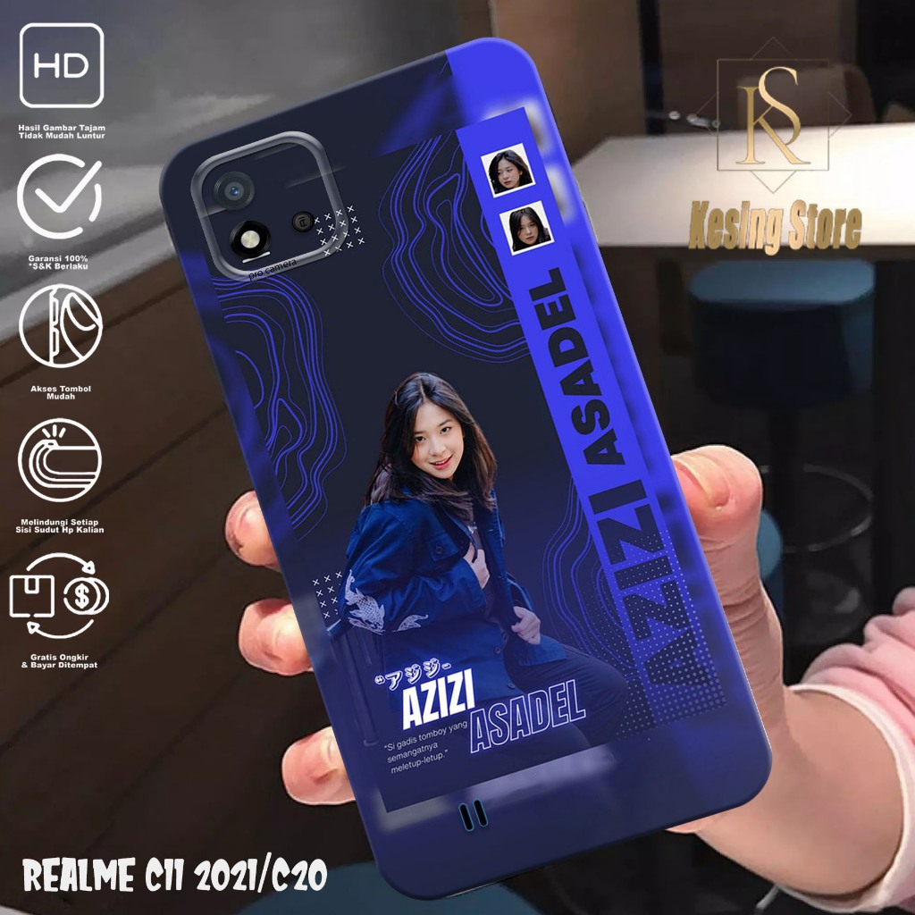 Case  REALME C11 2021 / C20 - Casing REALME C11 2021 / C20 JKT48 - Casing Hp  - Silokon Hp - Case Te