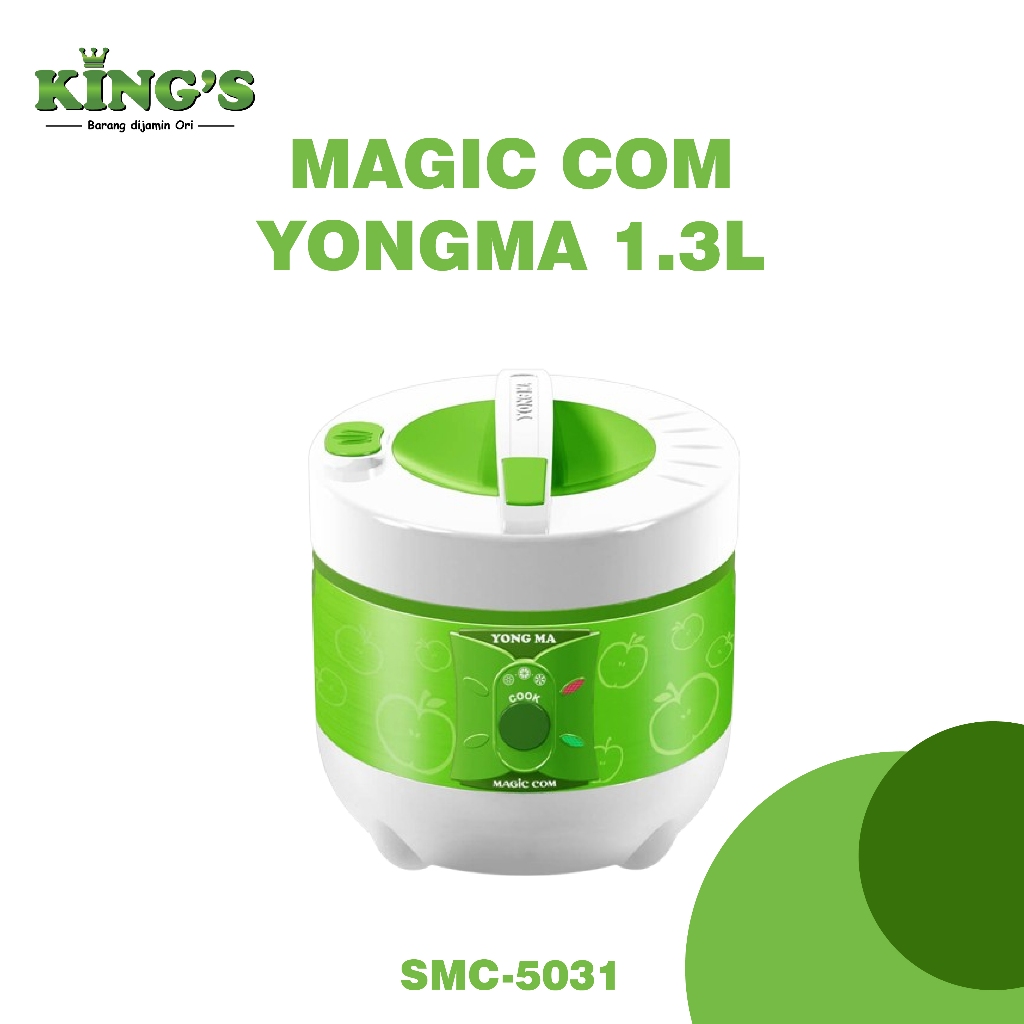YONG MA YONGMA RICE COOKER MAGIC COM PENANAK NASI SMC-5031 SMC5031 SMC 5031 1.3L MURAH