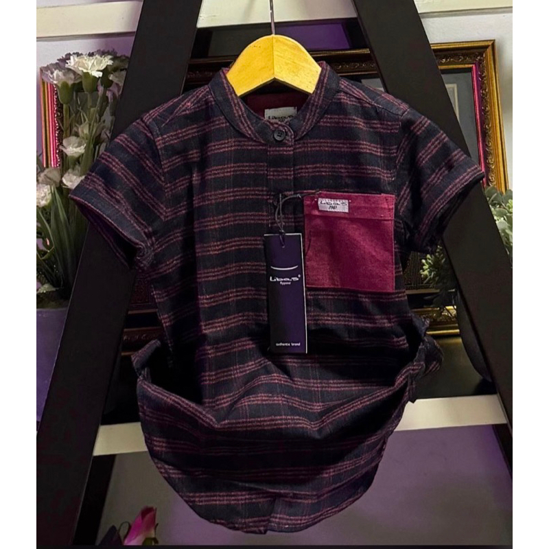 BEST SELLER KURTA ANAK LAKI-LAKI 6 BULAN-13 TAHUN FLANEL/PLANEL KOTAK-KOTAK LENGAN PENDEK PREMIUM QU