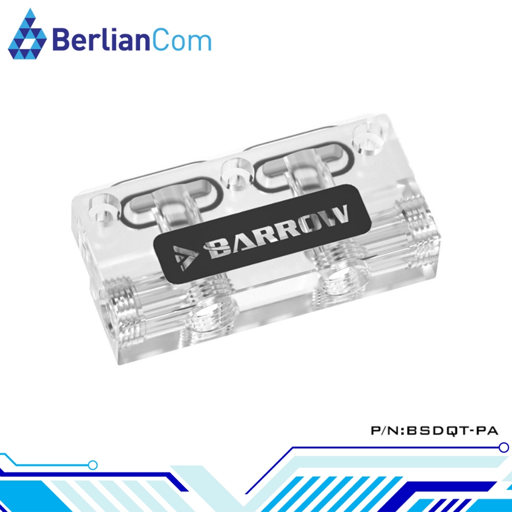 BARROW BSDQT-PA L Type Acrylic GPU Water Block Bridge Refit