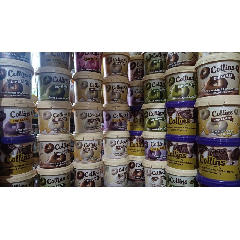 

COLINS DIP GLAZE 1KG BERBAGAI VARIAN RASA | dip glaze colins 1kg