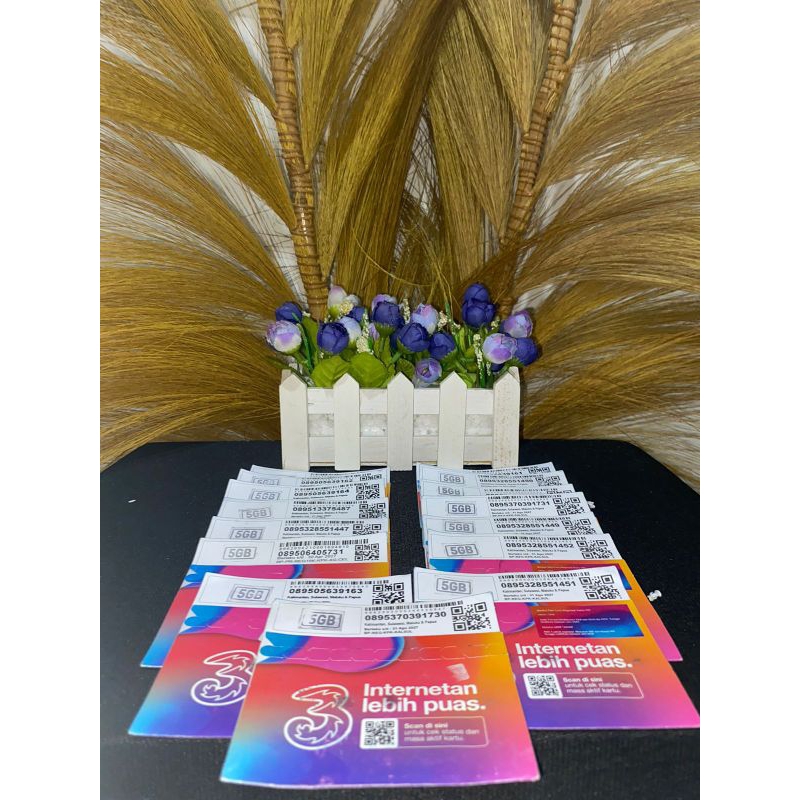 Kartu Perdana Tri 5 GB + 2 GB Kalisumapa