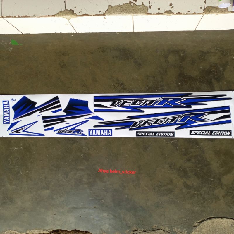Sticker striping motor yamaha vega r lama custom model fiz r limited spesial edition custom malaysia