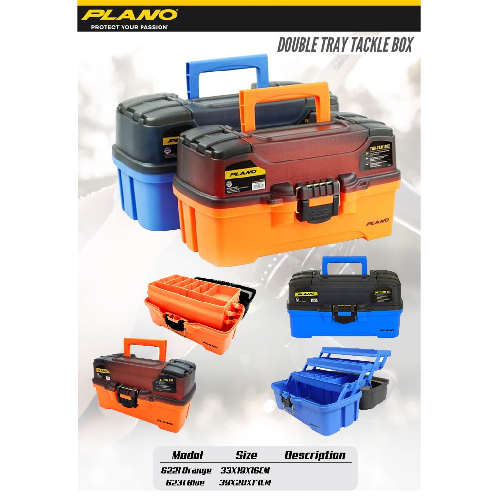 Plano Double Tray Tackle Box with Dual Top Access