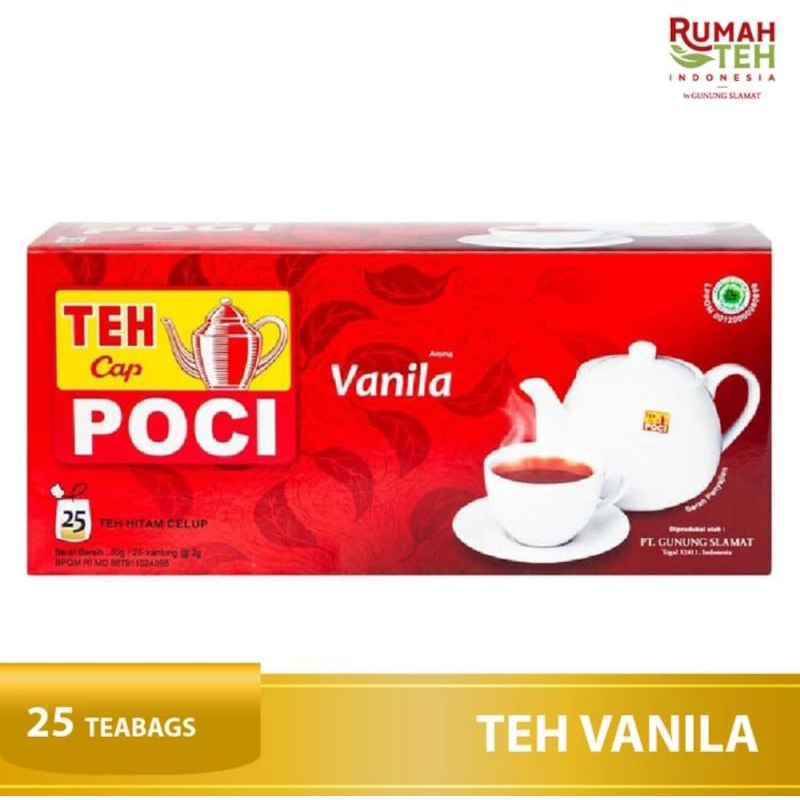 

Teh Celup Poci Vanila 25 teabags