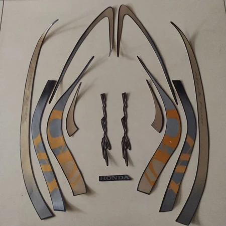 stiker striping motor honda scoopy 2021 grey brown list body standar terbaik termurah