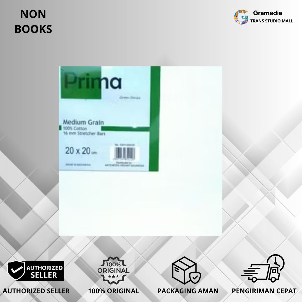 

Gramedia Bandung TSM - PRIMA CANVAS GREEN 20X20