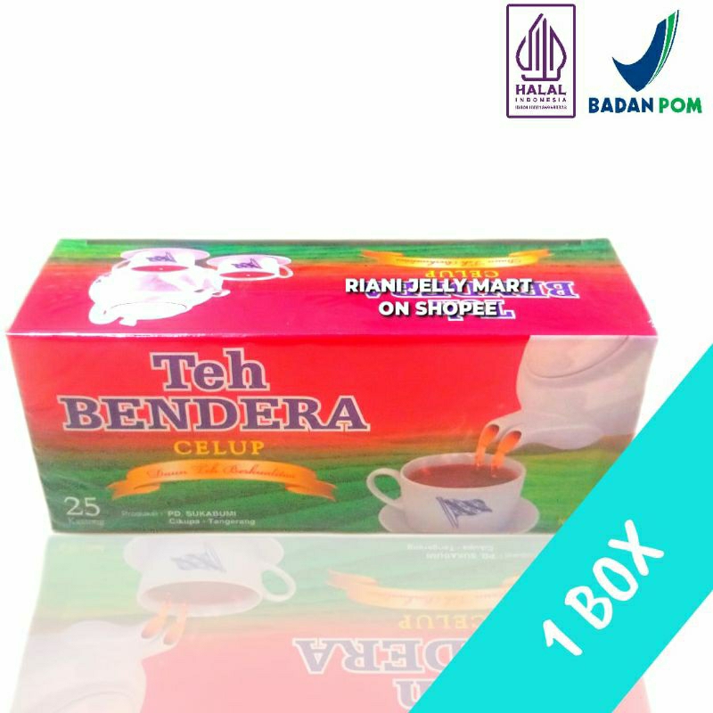 

Teh Bubuk Bendera 1 Box 25 Kantong 50g