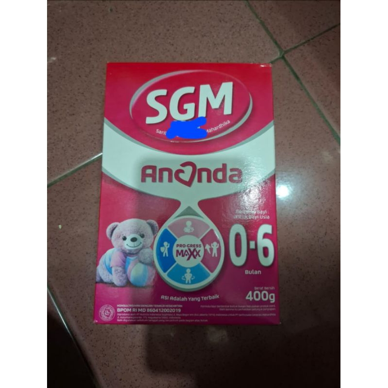 

Susu SGM ananda 0-6 tahun