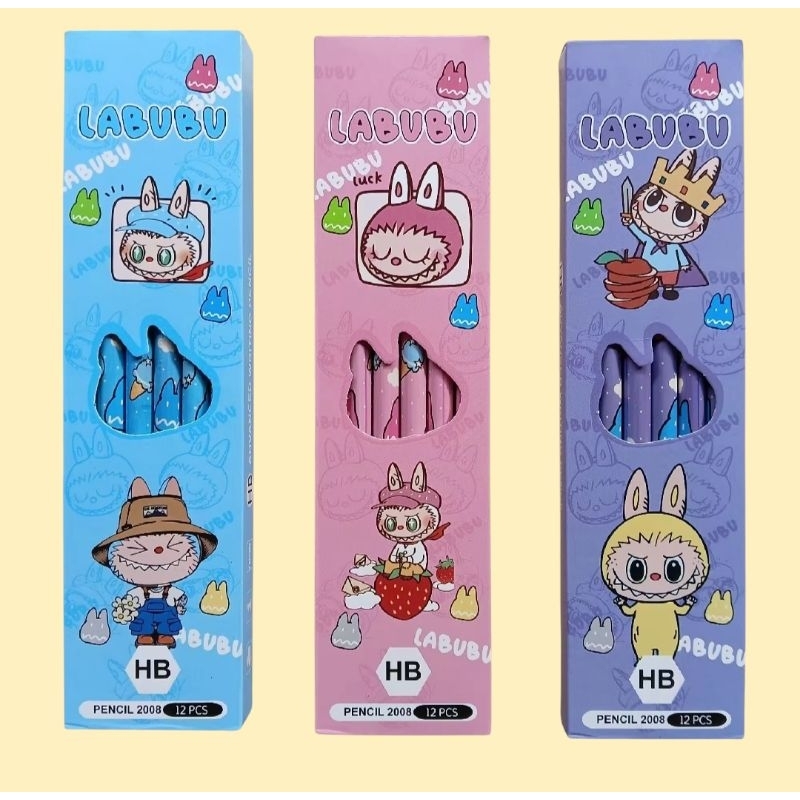 

pensil karakter labubu 12 pcs