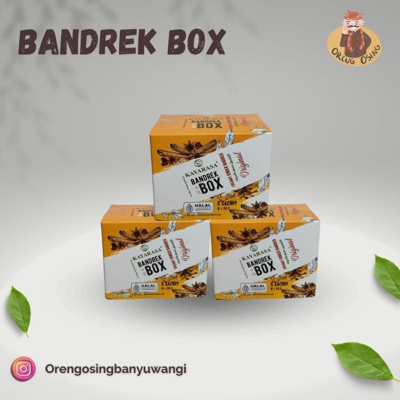 

ORENG OSING| Kayarasa Bandrex Box 5 sachet 20gram