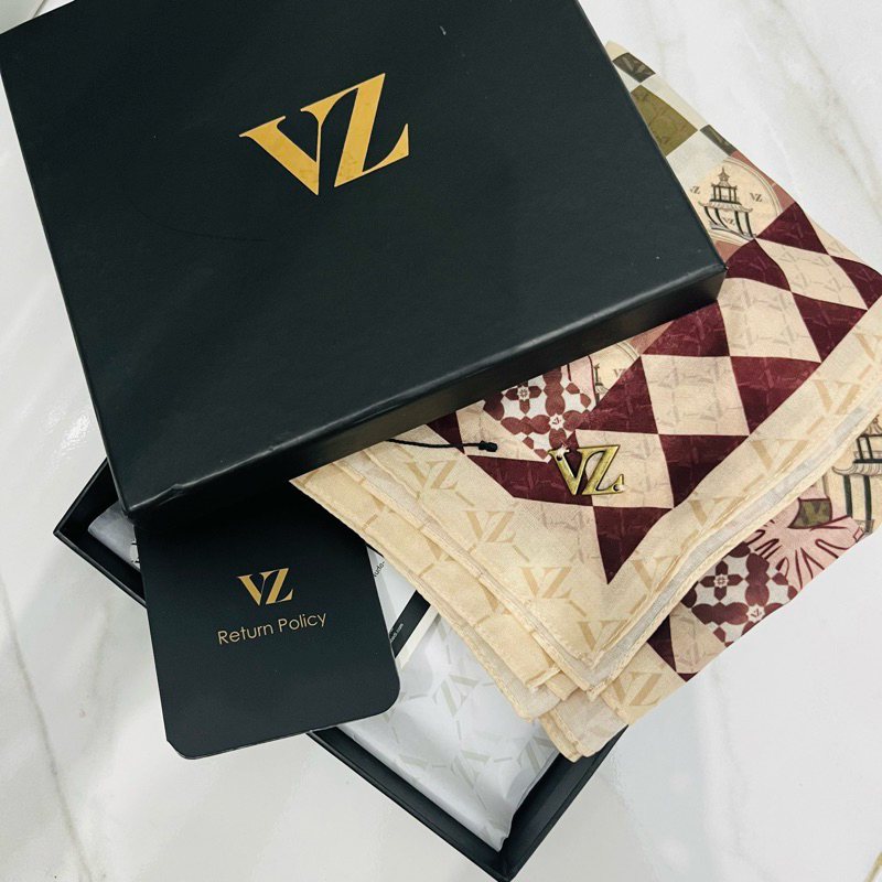 VZ calliope scarf - cream nude