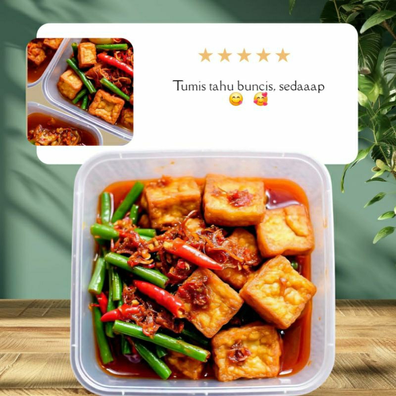 

Tahu buncis ( pedas gurih)