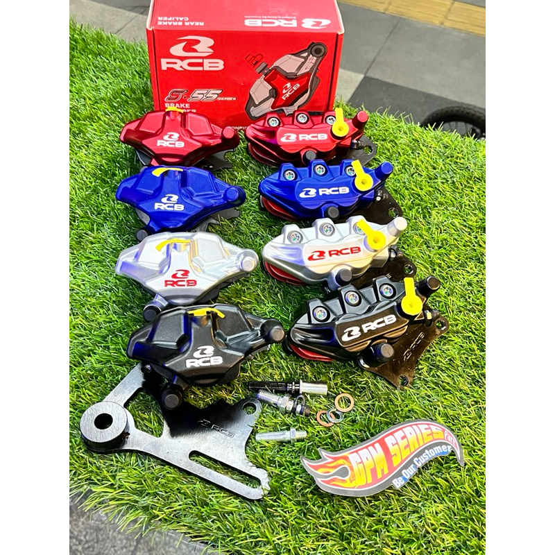 Pengeriman kaliper depan belakang RCB pnp satria Fu fi kaliper RACING BOY 4p 2p Rcb S55 S series gol