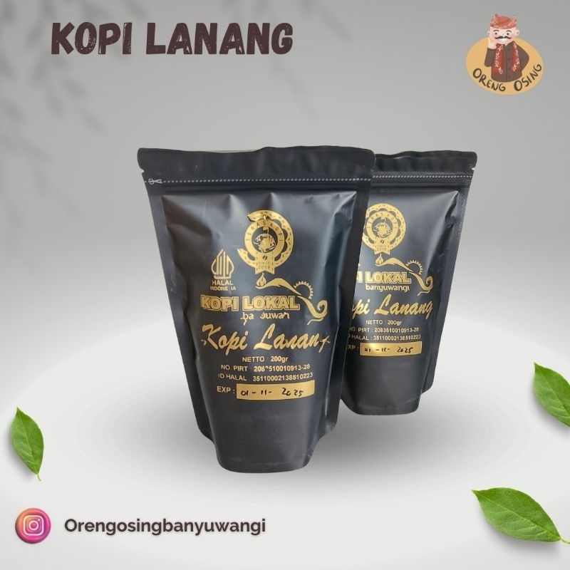 

ORENG OSING | Teras Kopi Lanang Lokal Banyuwangi 150 gram