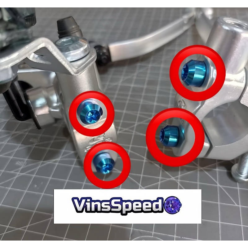 BAUT TITANIUM BUAT MASTER REM KTC RCB RPD BREMBO RCS HANDLE KOPLING DAN MASTER BAUT TITANIUM  ORIGIN