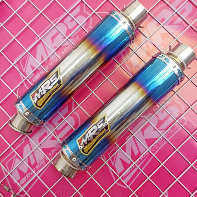 Silincer R9 Original MRS Racing Exhaust Suara Adem Ngebas
