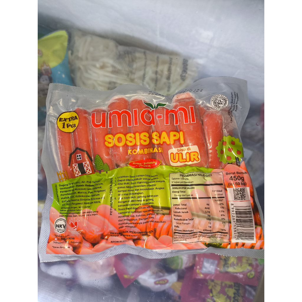 

Umiami sosis sapi cocktail 450gr