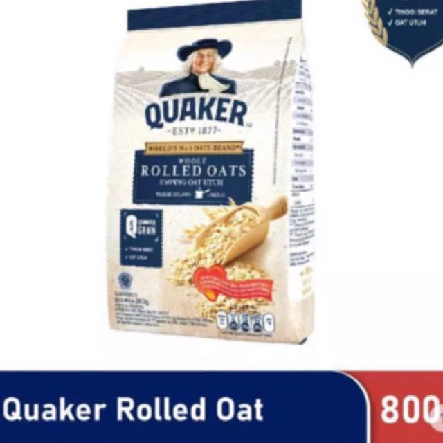 

Quaker Rolled Oats 800g exp 03-2025