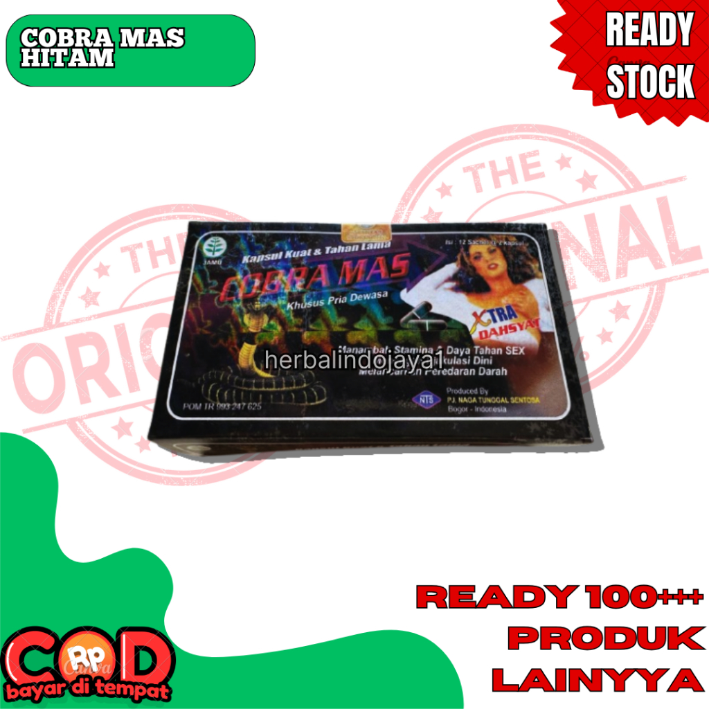 COBRA MAS KAPSUL HITAM ORIGINAL