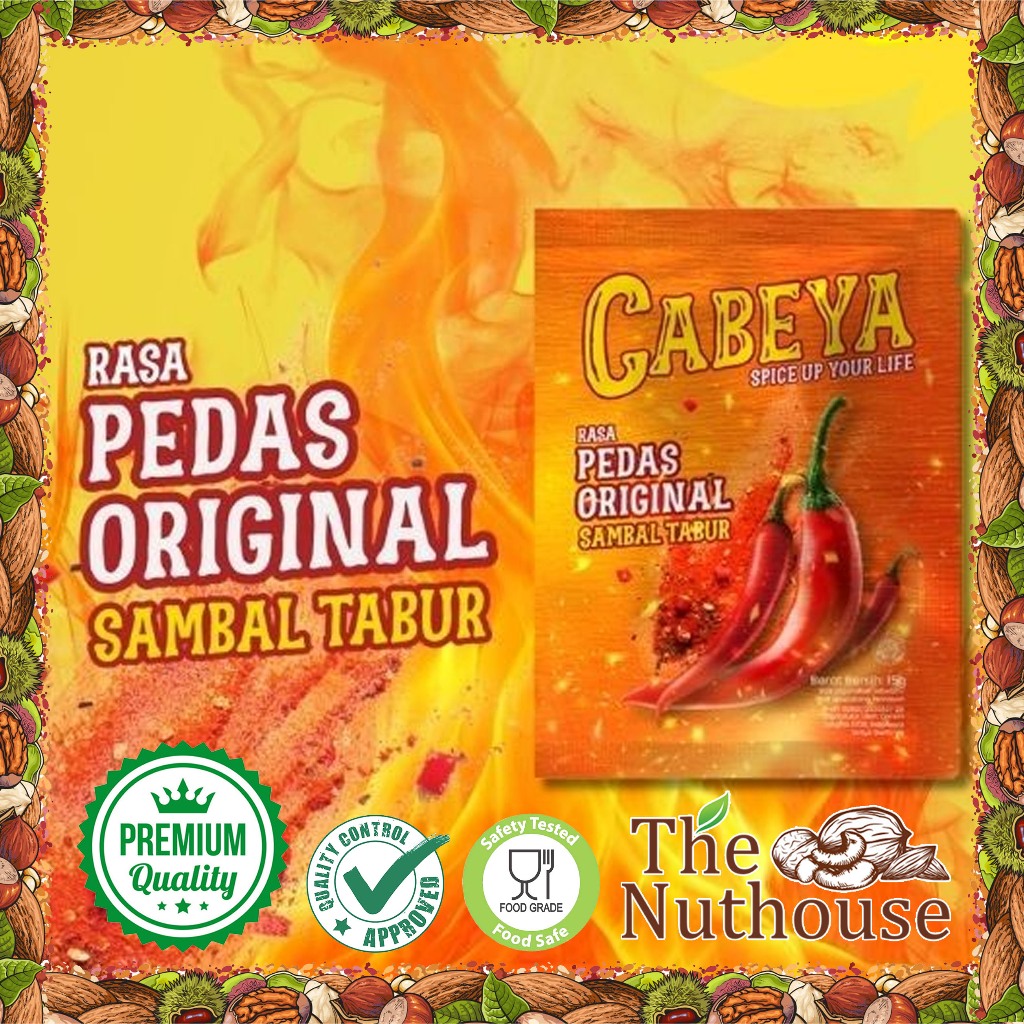 

CABEYA Sambal Tabur Pedas Original 15gr [HALAL]