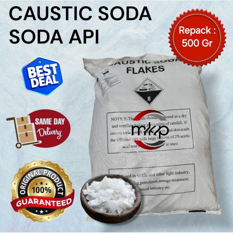 

Soda api / caustic soda / obat saluran mampet (500 gr)