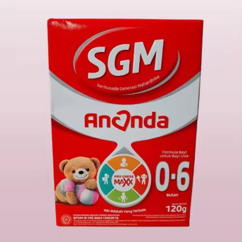 

sgm ananda 0-6 bulan 120g 6-12 bulan 120g