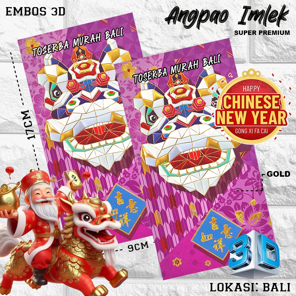 

KERTAS ANGPAO IMLEK BARONGSAI 2 SUPER PREMIUM 4D