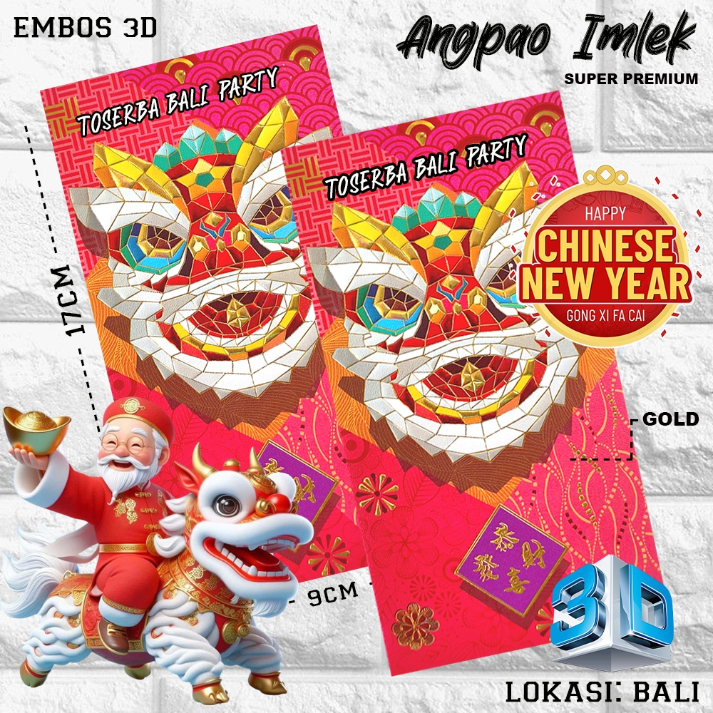 

KERTAS ANGPAO IMLEK BARONGSAI 1 SUPER PREMIUM 4D