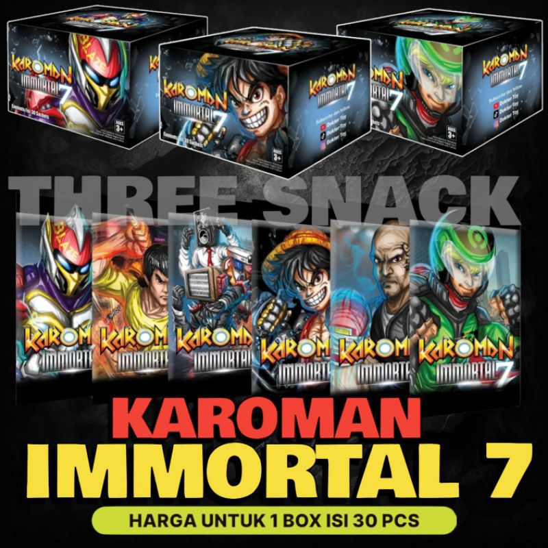 Puzzle Karoman Immortal 7 1Box Isi 30 Pcs