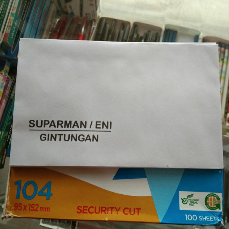 

Amplop Nama Buwuhan isi 100 lembar / ukuran 9.5 x 15 /Amplop Kondangan / Amolop tanggung