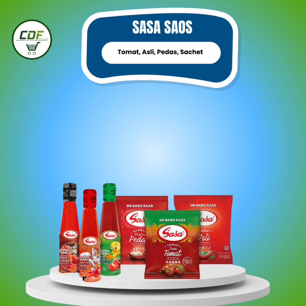 

TERLENGKAP Varian Saos SASA : Saos Tomat 135ml / Sambal 135ml / Sambal Terasi / Extra Pedas