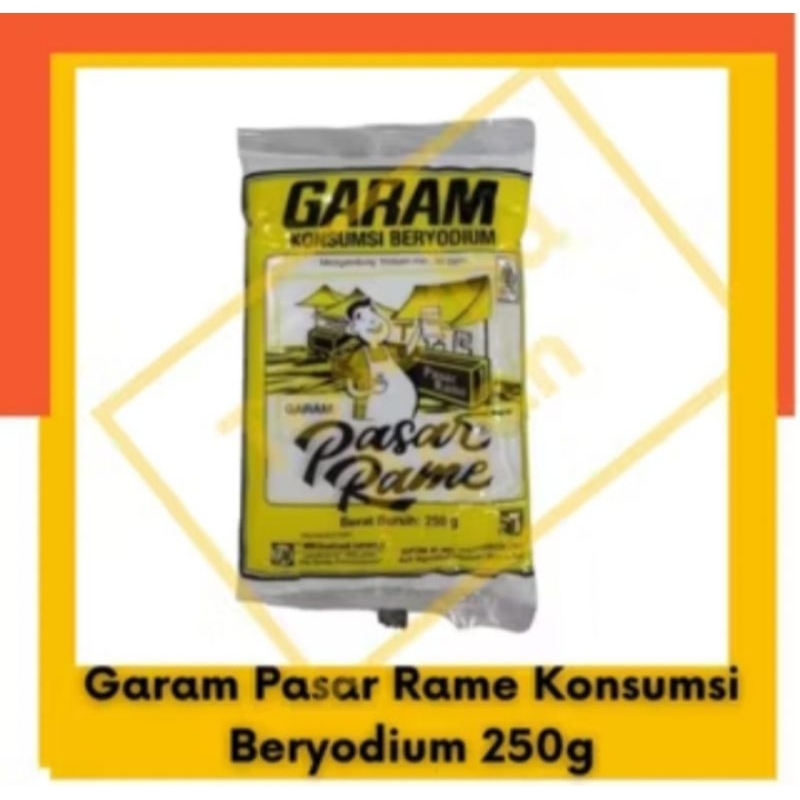 

Garam halus pasar rame 250g