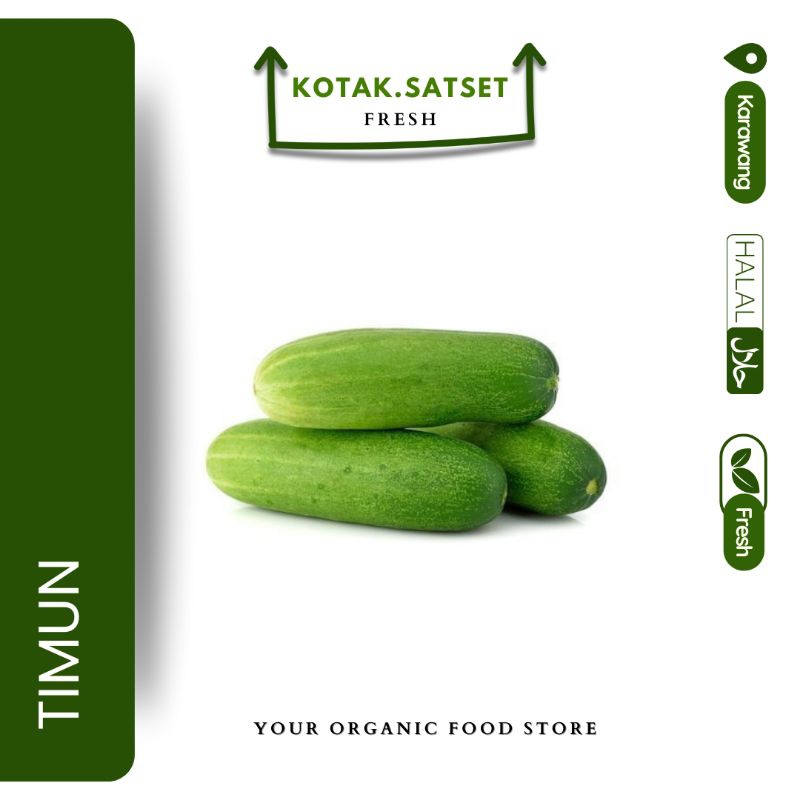 

Timun Kotak Saset Fresh Halal