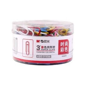 

Paper Clips M&G Warna Warni 160pcs Klip Kertas Box #ABS91698