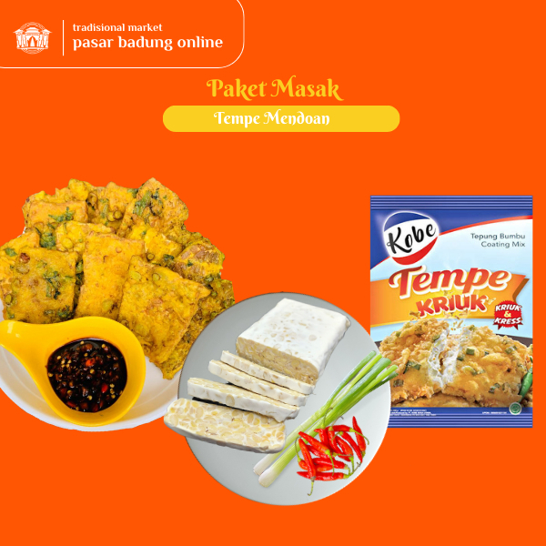 

Paket masak Tempe Mendoan