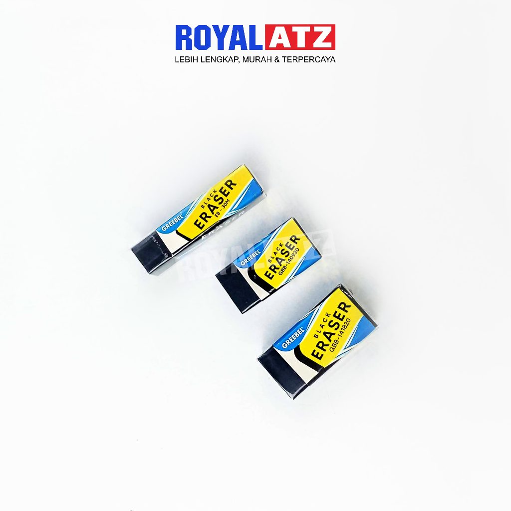

Penghapus / Eraser Tipe GBB & EB Warna Hitam Greebel