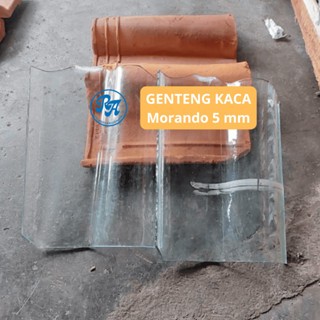 Genteng Kaca Morando Cetak Tebal 5 Mm Bahan Premium Transparan Tahan Lama