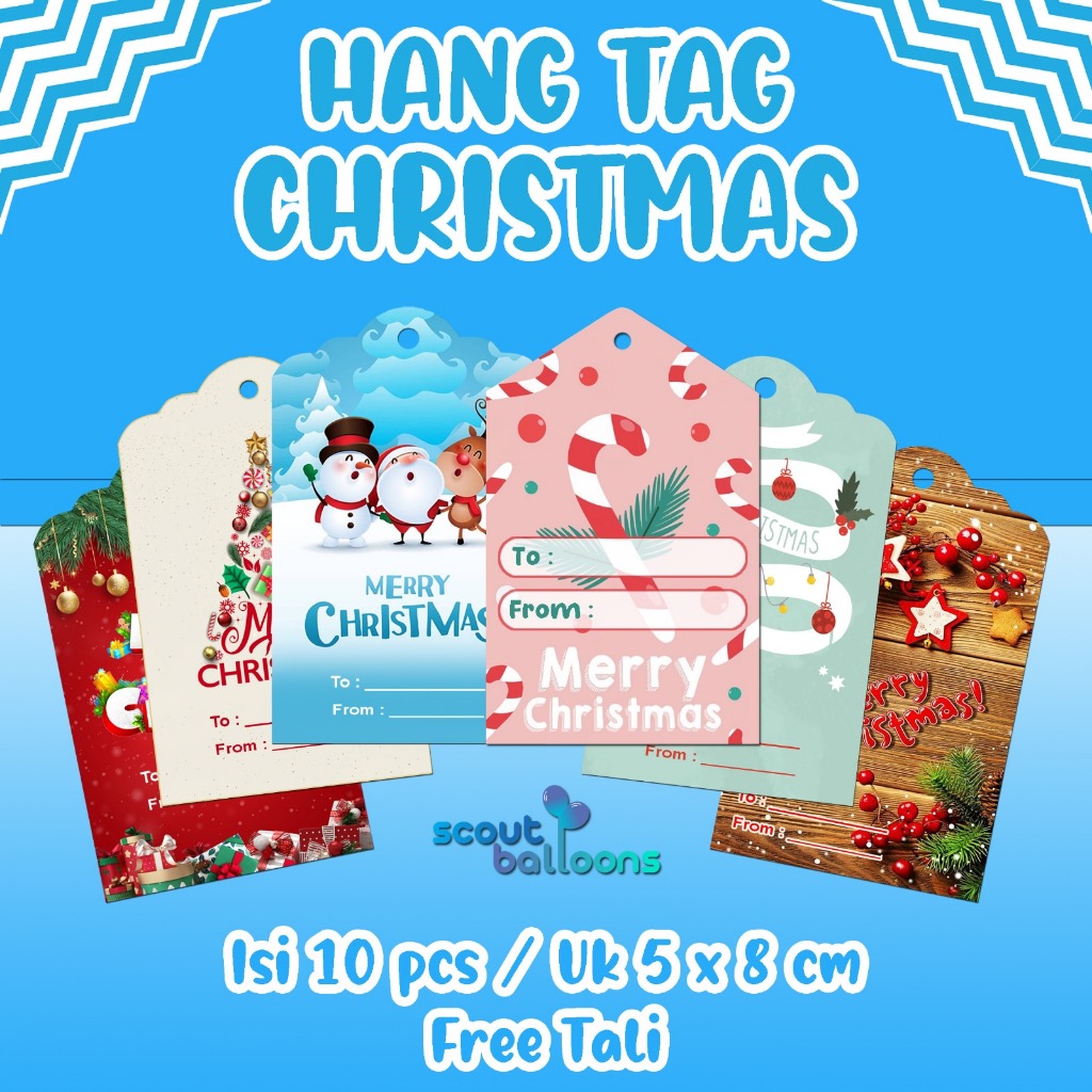 

Hangtag Christmas / Hang Tag Natal