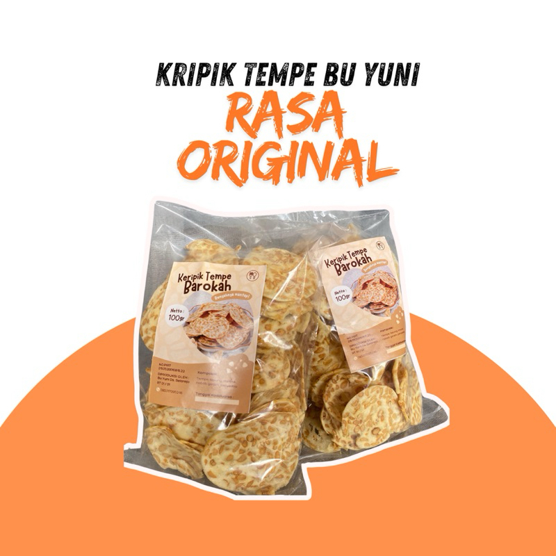 

KERIPIK TEMPE BU YUNI 100 GR