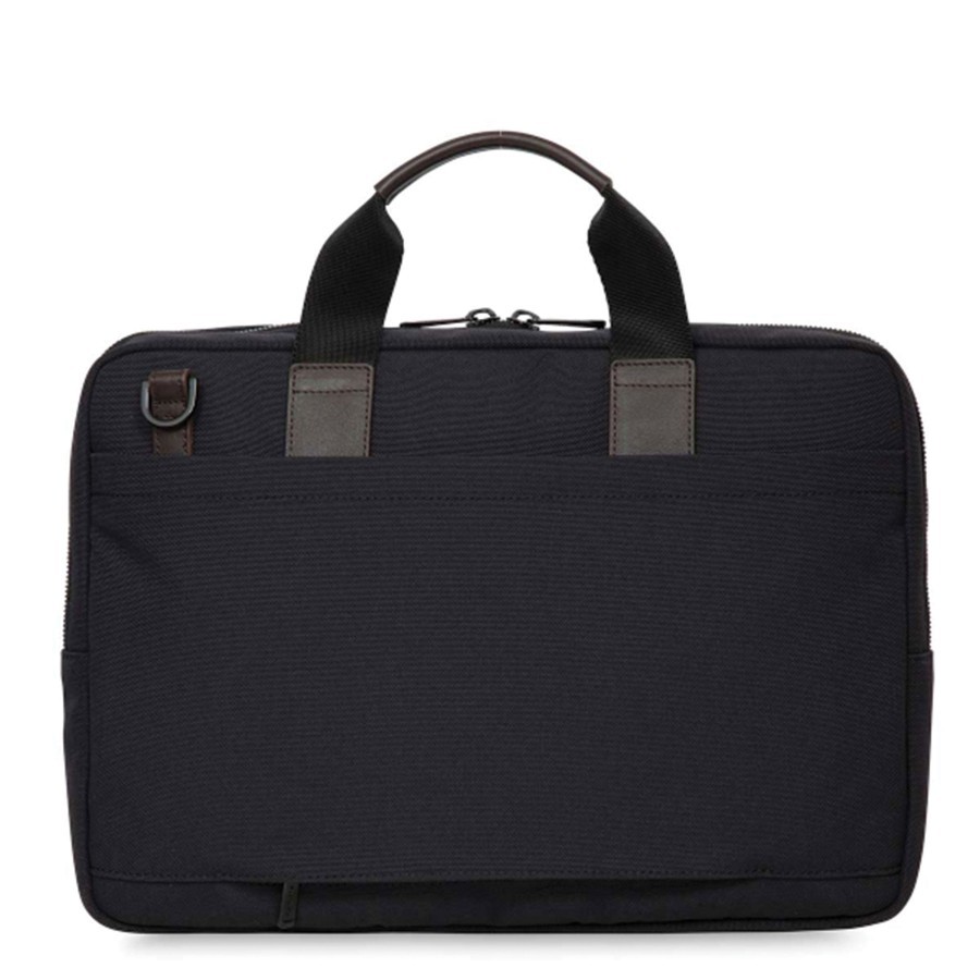 Knomo Maxwell Slim Briefcase 15 Inch Charcoal (156-257-CHA)