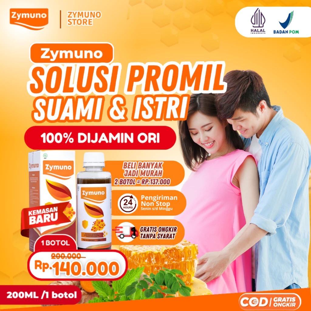 

ZYMUNO Madu Original Bantu Promil Suami Istri 100% Asli