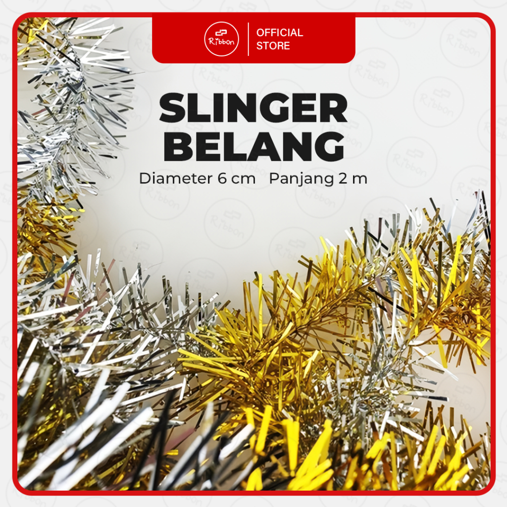 

Slinger 6cm X 2m Belang Dekorasi Parcel Pesta Selinger Hantaran Parsel