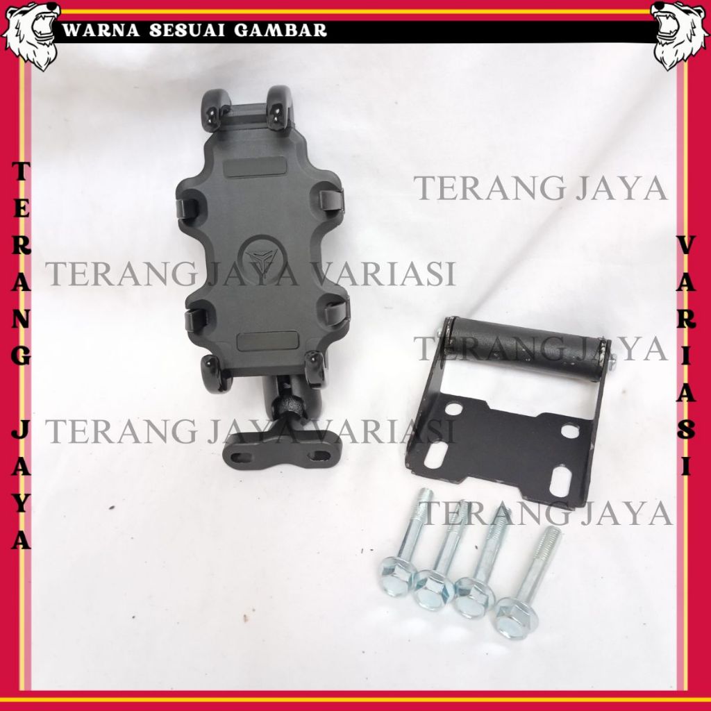 PAKET HOLDER GPS HP PCX LOKAL 150 160 PHONE HOLDER MOTOWOLF ALUMUNIUM STANG MOTOR BRAKET BRACKET BRE