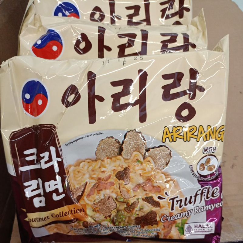 

Arirang with truffle creamy ramyeon