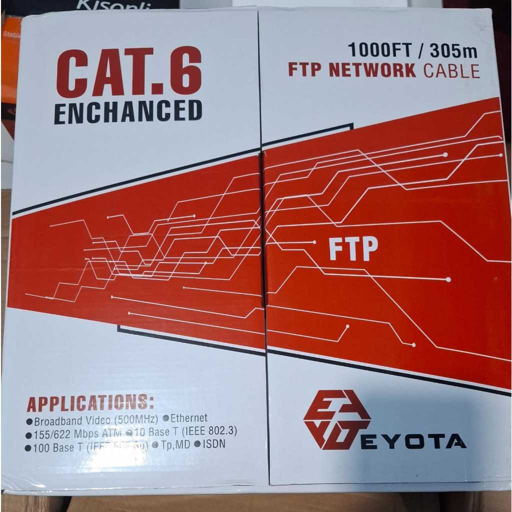 Kabel Lan Cat 6 / Cat6 Eyota / Kabel FTP Cat 6 Eyota (305M/300M)KABEL LAN EYOTA FTP CAT6