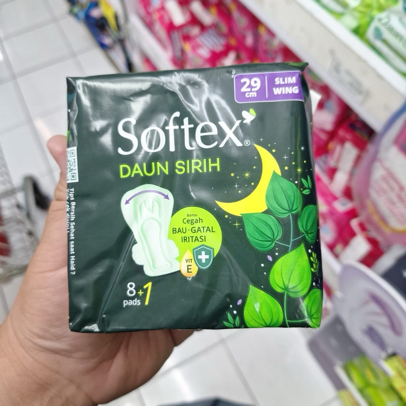 Softex Daun Sirih 29 cm isi 8