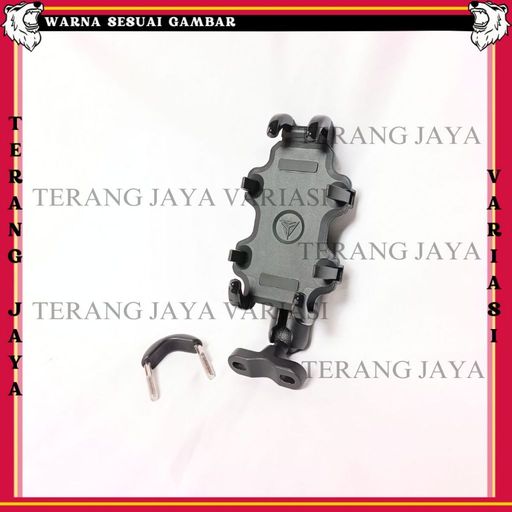 HOLDER HP STANG MOTOR PHONE HOLDER MOTOWOLF PENYANGGA HP GPS UNIVERSAL BRACKET BRAKET BREKET NMAX AE